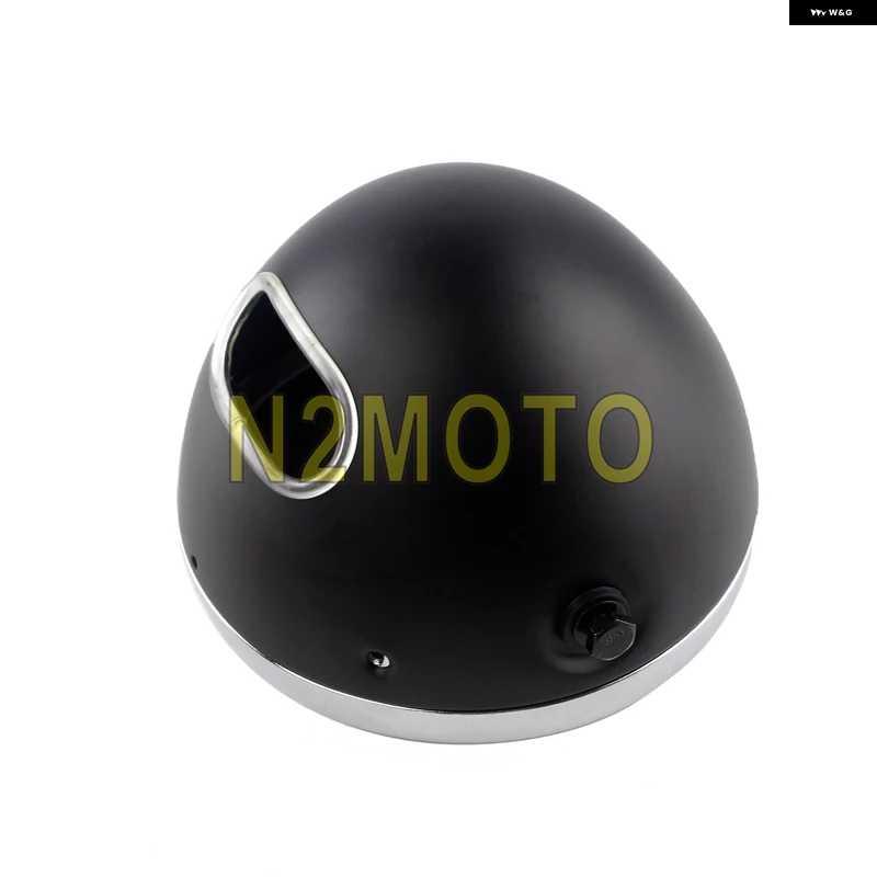 並行輸入品3色 7インチ ヘッドライト ハウジング バケット ハーレー オートバイ バイク ヘッドライト 7インチ ラウンド LED フロント ヘッドランプの画像