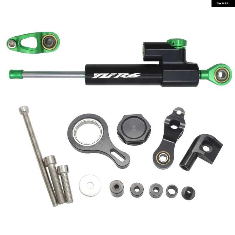 並行輸入品オートバイ バイク ステアリングスタビライザー ダンパー マウント ブラケット キット ヤマハ YZFR1 2002-2017 YZFR6 2020_16