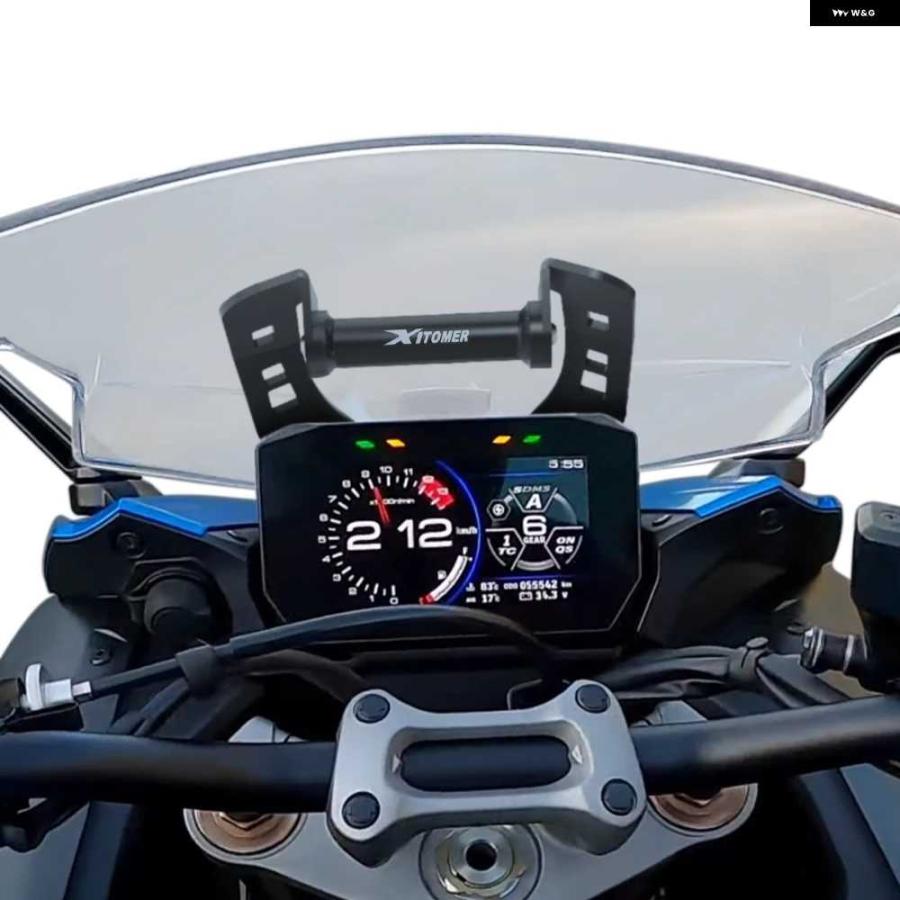 並行輸入品オートバイ バイク スズキ GSX-S1000 GT 2022-2024 GSX-S1000 GT PLUS GPS ナビゲーションプレート ブラケット 携帯電話 ホルダー スタンドの画像
