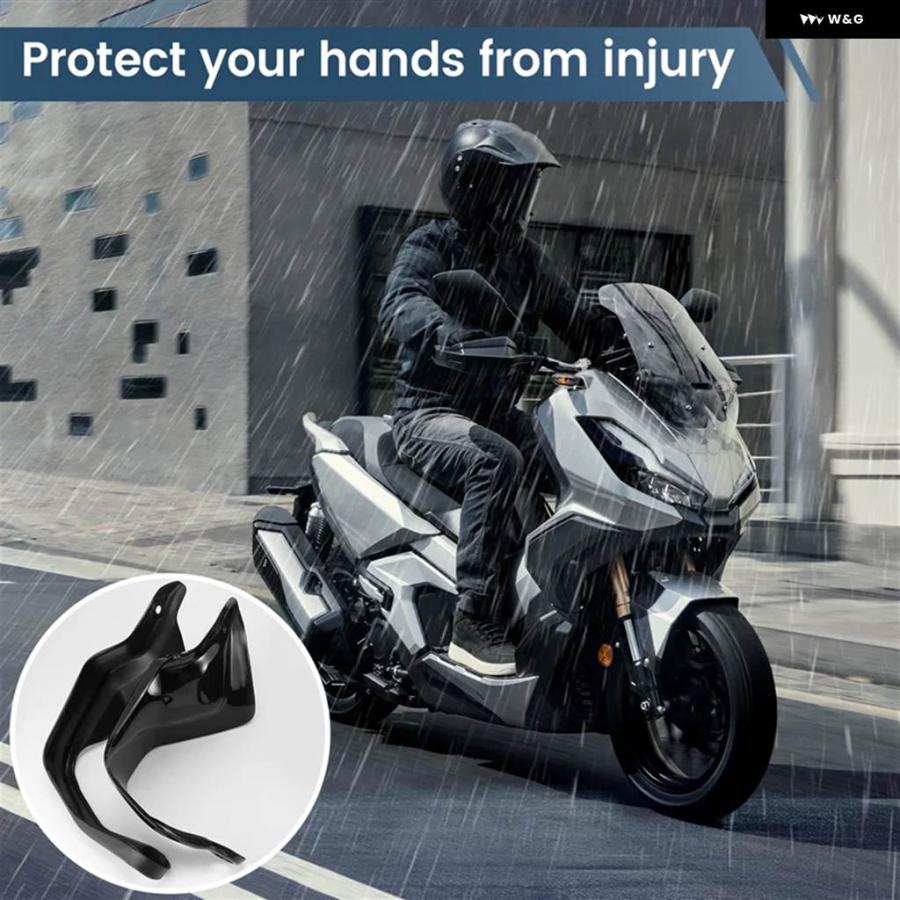 並行輸入品オートバイ アクセサリー ハンドガード ホンダ ADV 150 ADV150 ADV 160 ハンドガード エクステンション ハンドル ウインドシールド_3