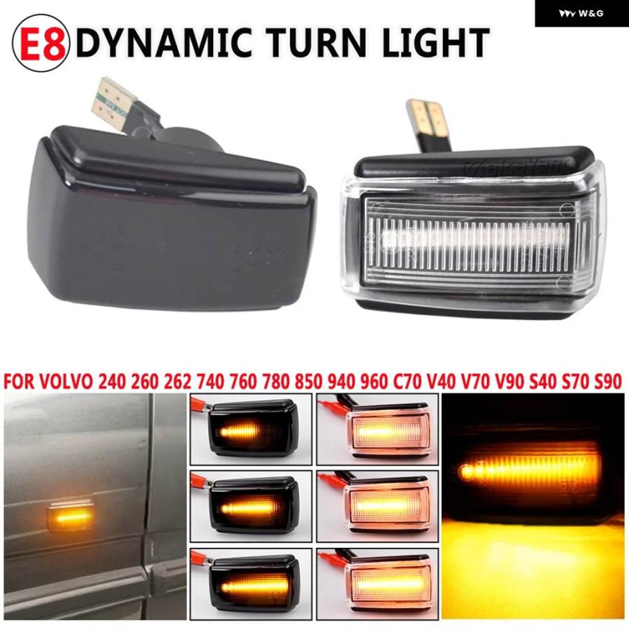 並行輸入品 2個 LED サイドマーカーフェンダーウインカー ウィンカー