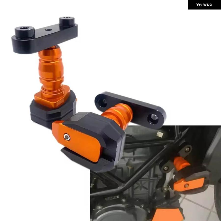 並行輸入品 オートバイ スライダー 転倒防止 スライダー スライダー クラッシュ パッド オートバイ アクセサリー K DUKEの画像