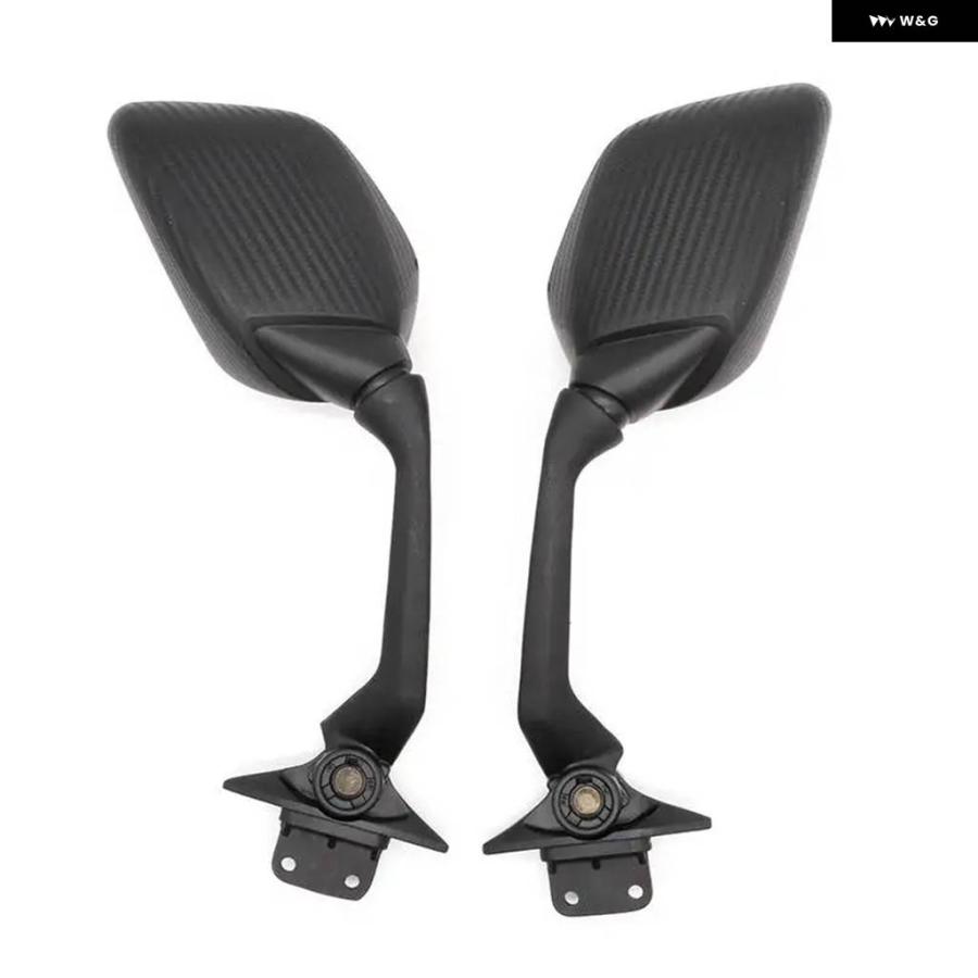並行輸入品 ヤマハ TMAX530 2015 - 2018 バイク ブラックミラー リフレクター サイドカーボンシェイプミラー ア_5