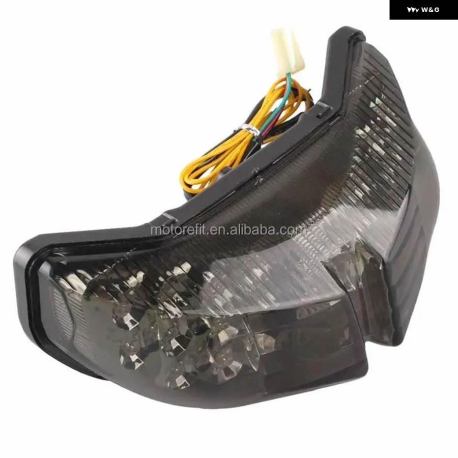 並行輸入品 オートバイ LED テールライト リアテールウィンカーランプ ヤマハ FZ1 FZ8 2006-2012 ブラックの画像