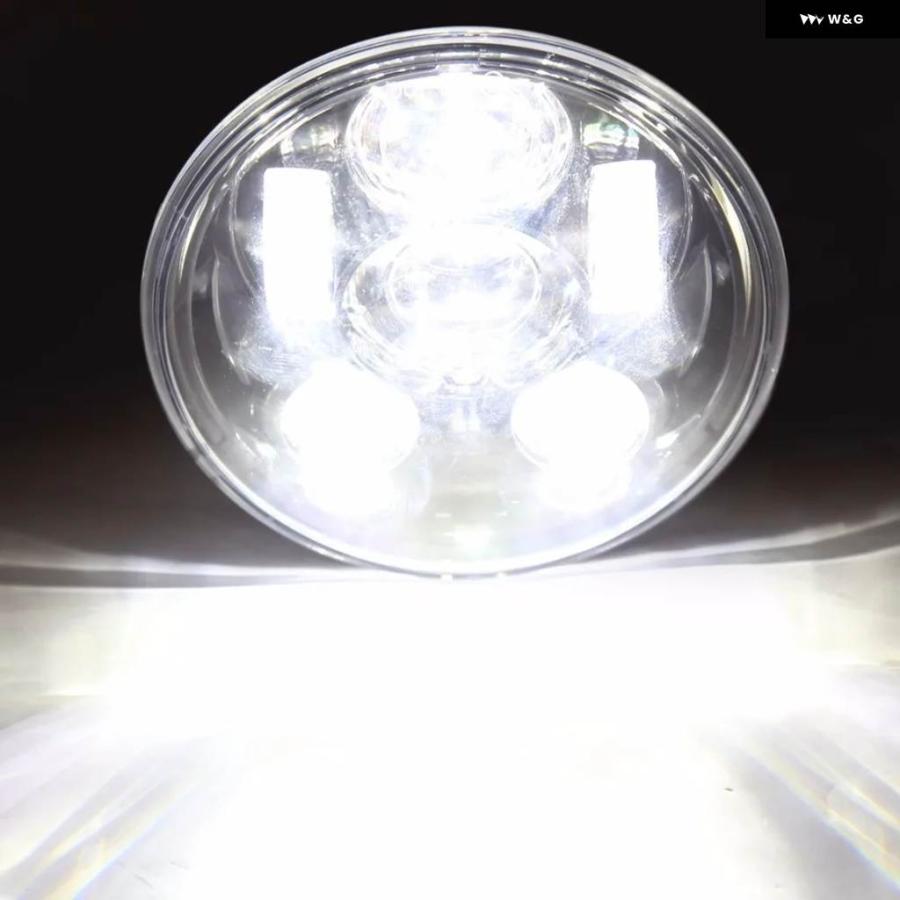 並行輸入品 7インチ バイク ハイ/ロービーム LED ヘッドランプ バイク ソフテイル ツーリング CVO ファットボーイ ローの画像