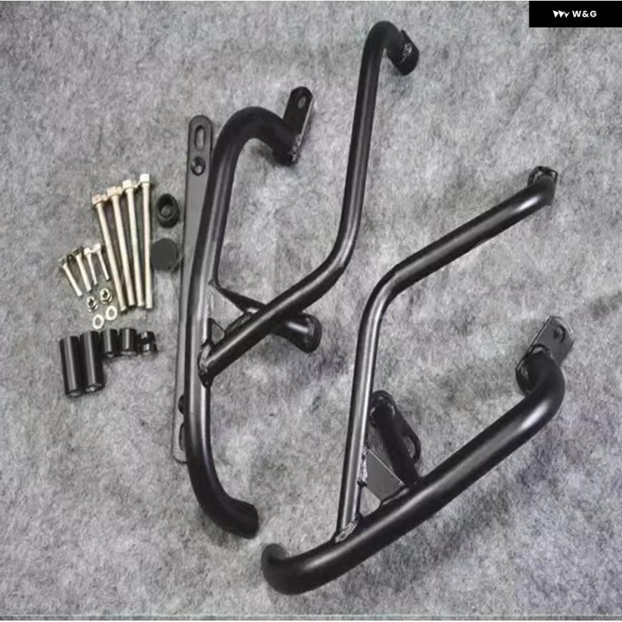 並行輸入品 バイク エンジン クラッシュ バー BMW F800R 2010-15 ブラック  カスタム パーツ アクセサリーの画像