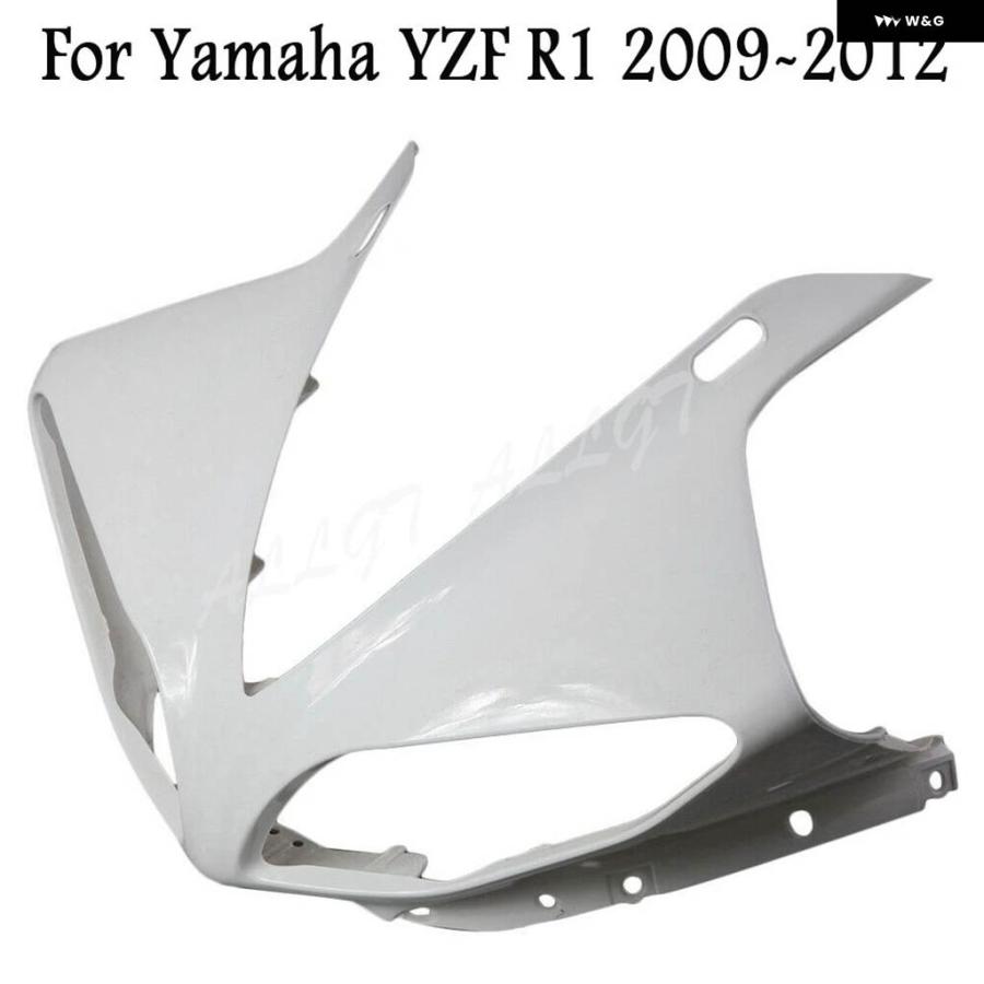 並行輸入品 オートバイ 未塗装 アッパーフロントカウル ノーズ フェアリング ヤマハ YZF-R1 1998-2005 2006_12