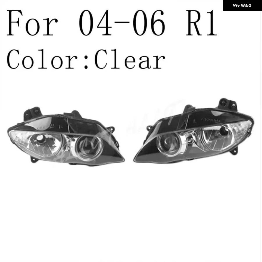並行輸入品 ヤマハ R1 1998-2014 オートバイ フロント ヘッドランプ ヘッドライト アセンブリ  カスタム パーツ アの画像