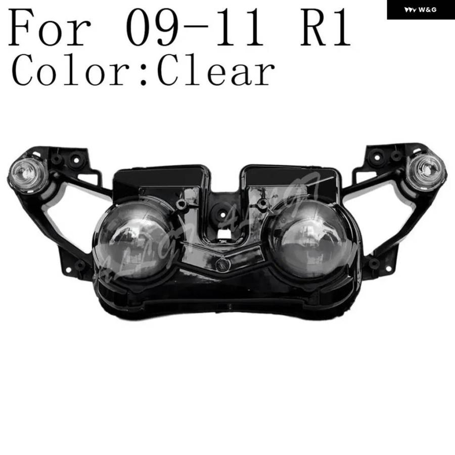 並行輸入品 ヤマハ R1 1998-2014 オートバイ フロント ヘッドランプ ヘッドライト アセンブリ  カスタム パーツ アの画像