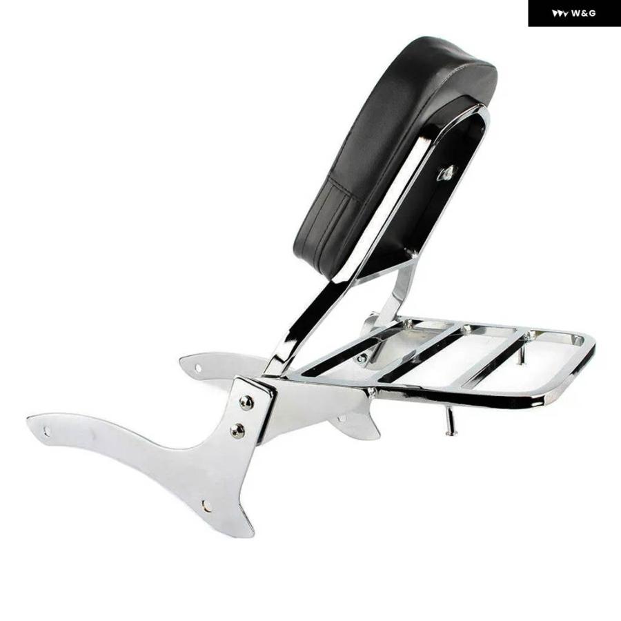 並行輸入品 バイク バックレスト シーシーバー ラック ヤマハ V-STAR XVS 1100 CLASSIC 2000-2011