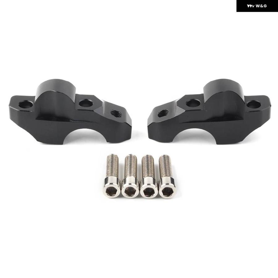 並行輸入品 ペア バイク CNC ハンドルバー ライザーエクステンションバック移動 ハンドルバー ライザー BMW S1000Rの画像