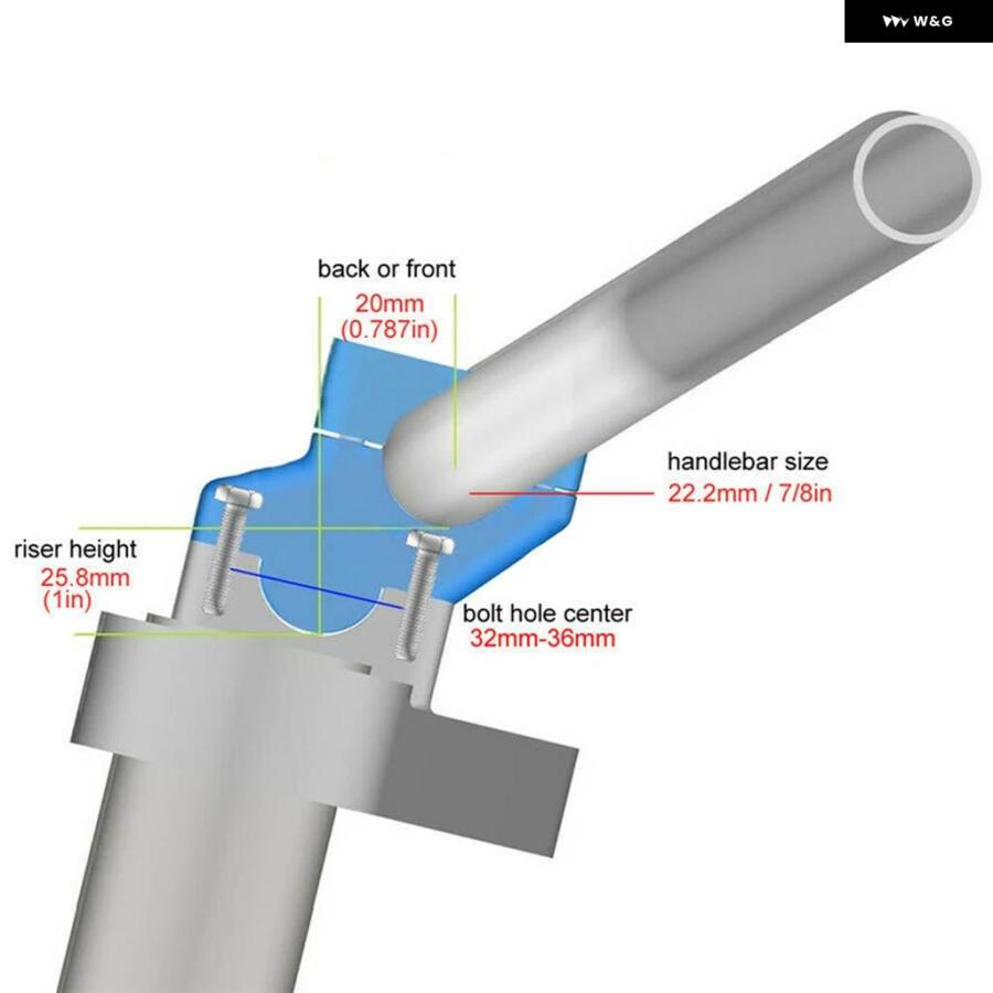 並行輸入品 ペア バイク CNC ハンドルバー ライザーエクステンションバック移動 ハンドルバー ライザー BMW S1000Rの画像
