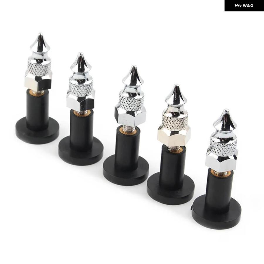 並行輸入品 5個アルミ製 バイク ウインドシールド ウェルナット ボルト ネジキット ハーレー ロードグライド FLTR 1998の画像