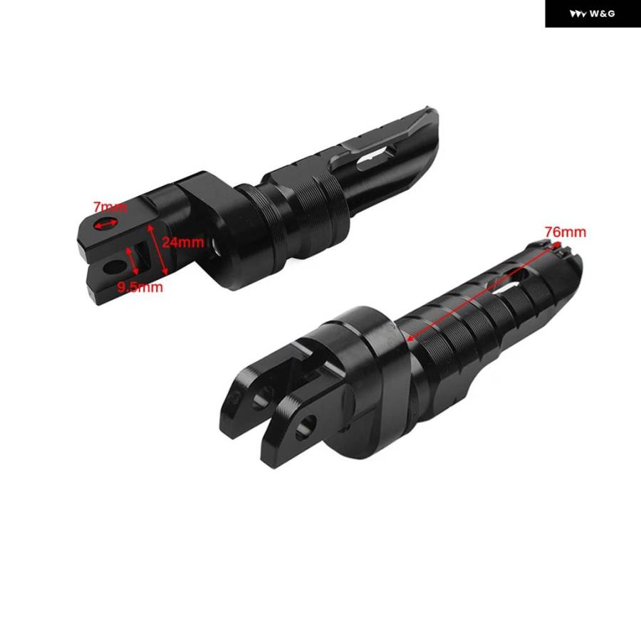 並行輸入品 1ペア CNC オートバイ フロント フットレスト フットペグ BENELLI TORNADO 252R 2021-2の画像