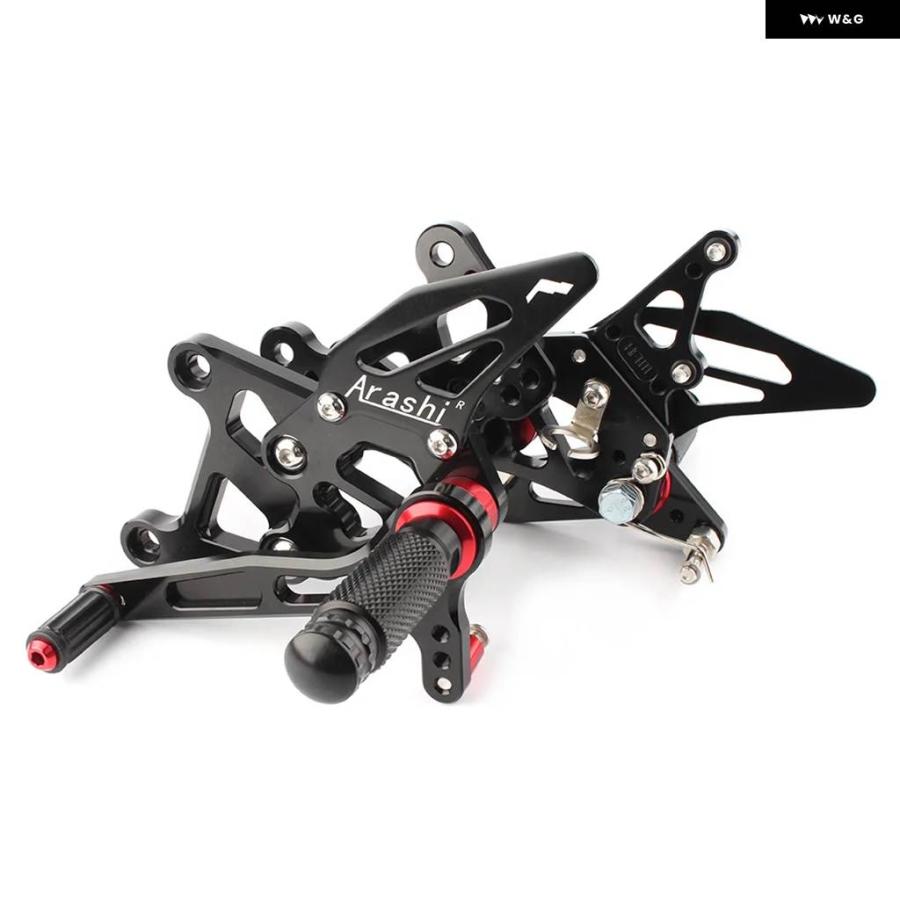 並行輸入品 オートバイ リアセット フットレスト CNC ホンダ 300 RR CBR250RR CBR300R 2017-201の画像