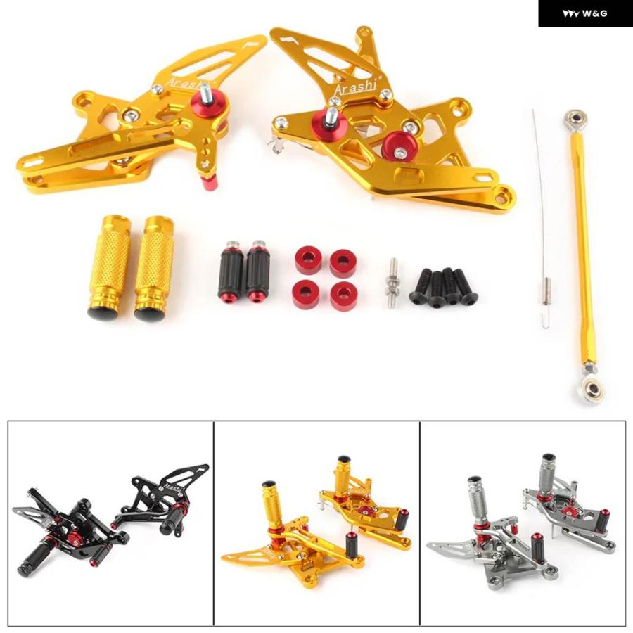 並行輸入品 オートバイ リアセット フットレスト CNC ホンダ 300 RR CBR250RR CBR300R 2017-201の画像
