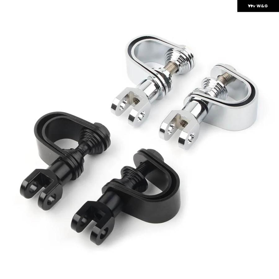 並行輸入品 25MM 32MM オートバイ 汎用 エンジン クラッシュ バー マウント フットレスト フットペグ クランプキットの画像