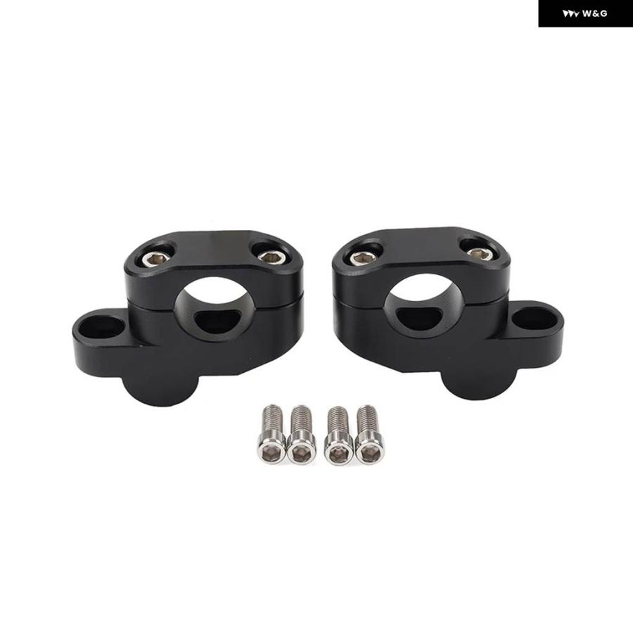 並行輸入品 28MM 1-1/8インチ オフセット ハンドルバー クランプ マウント ライザー スズキ ホンダ ヤマハ カワサキの画像