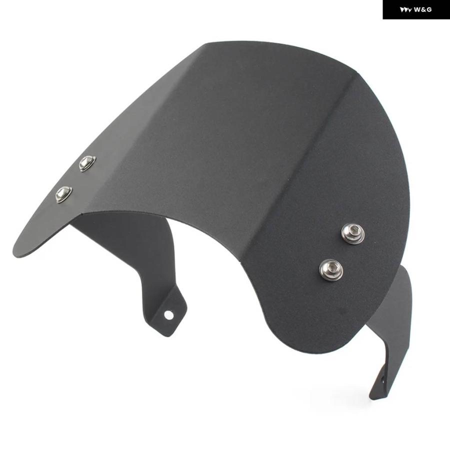 並行輸入品 アルミ製 オートバイ 風防 ウインドスクリーン ウインドデフレクター ホンダ CMX 250 500 2017-22の画像