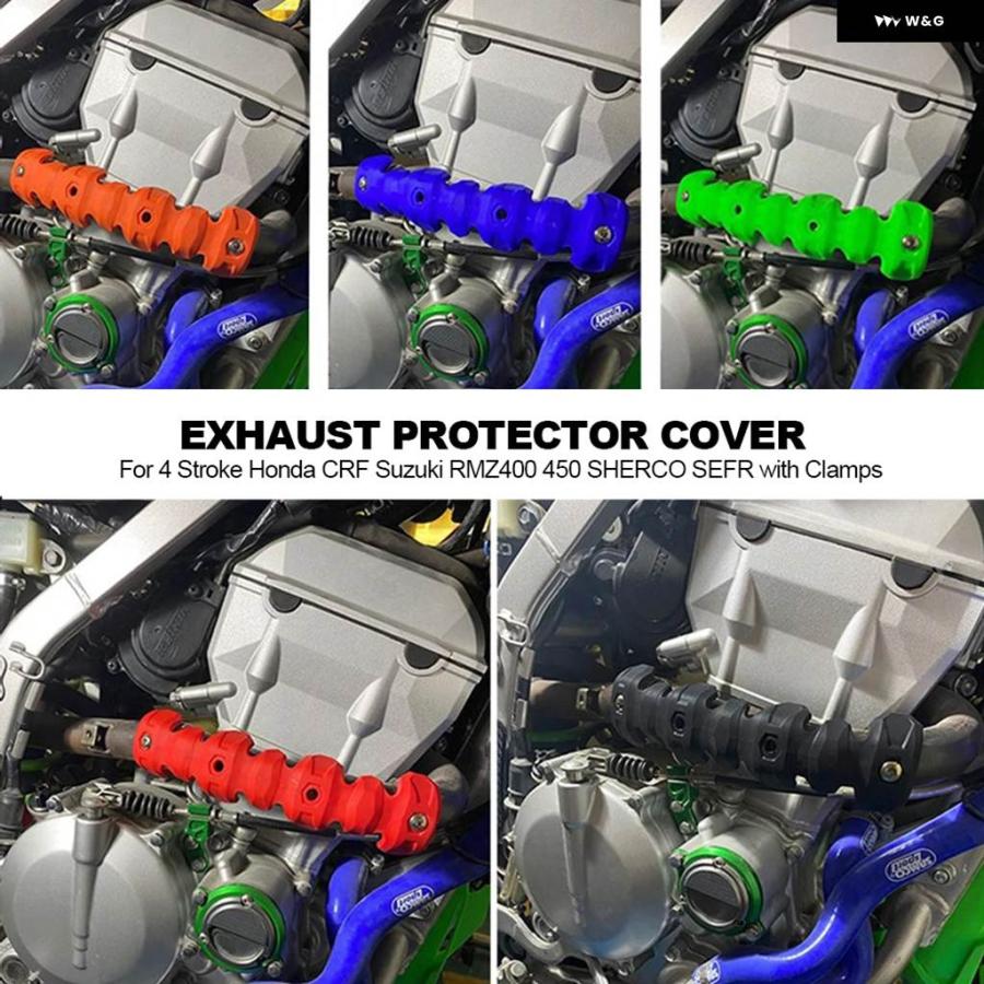 並行輸入品 オートバイ マフラー パイプ ヒートシールド ガード プロテクター KTM SXF EXCF SMR 250 HUSQ_11