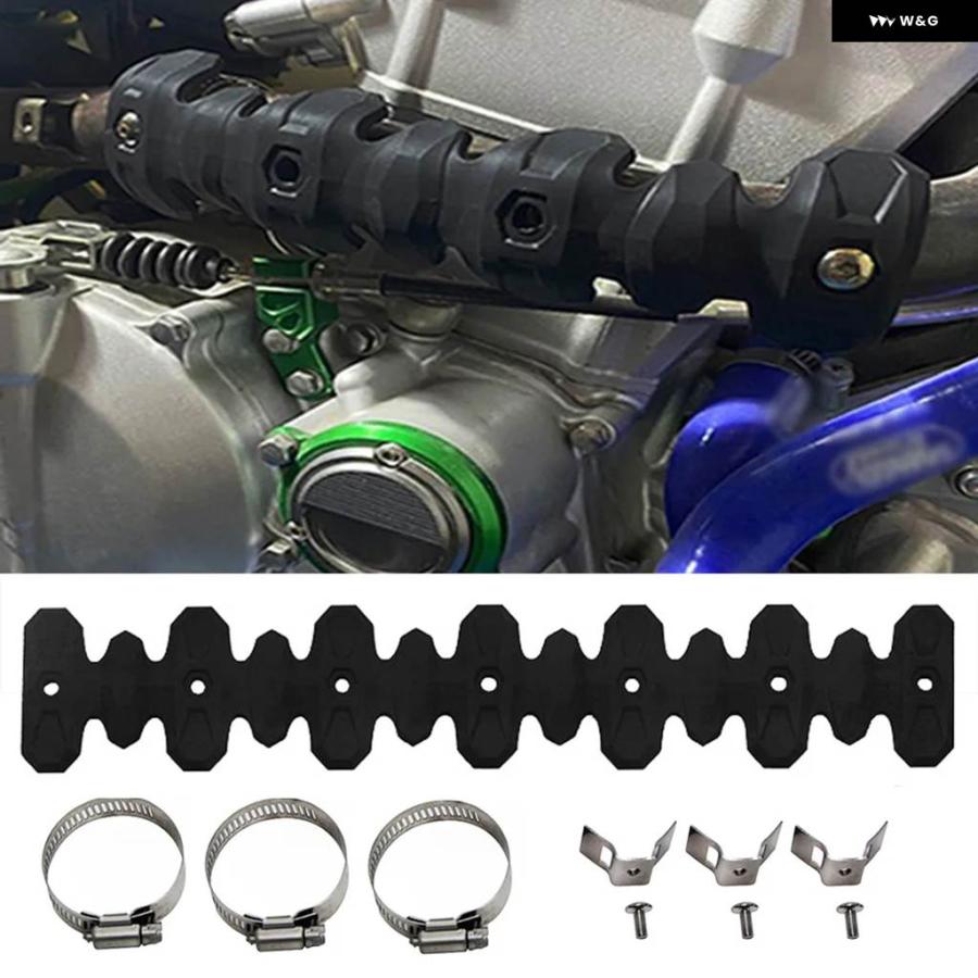 並行輸入品 オートバイ マフラー パイプ ヒートシールド ガード プロテクター KTM SXF EXCF SMR 250 HUSQ_15