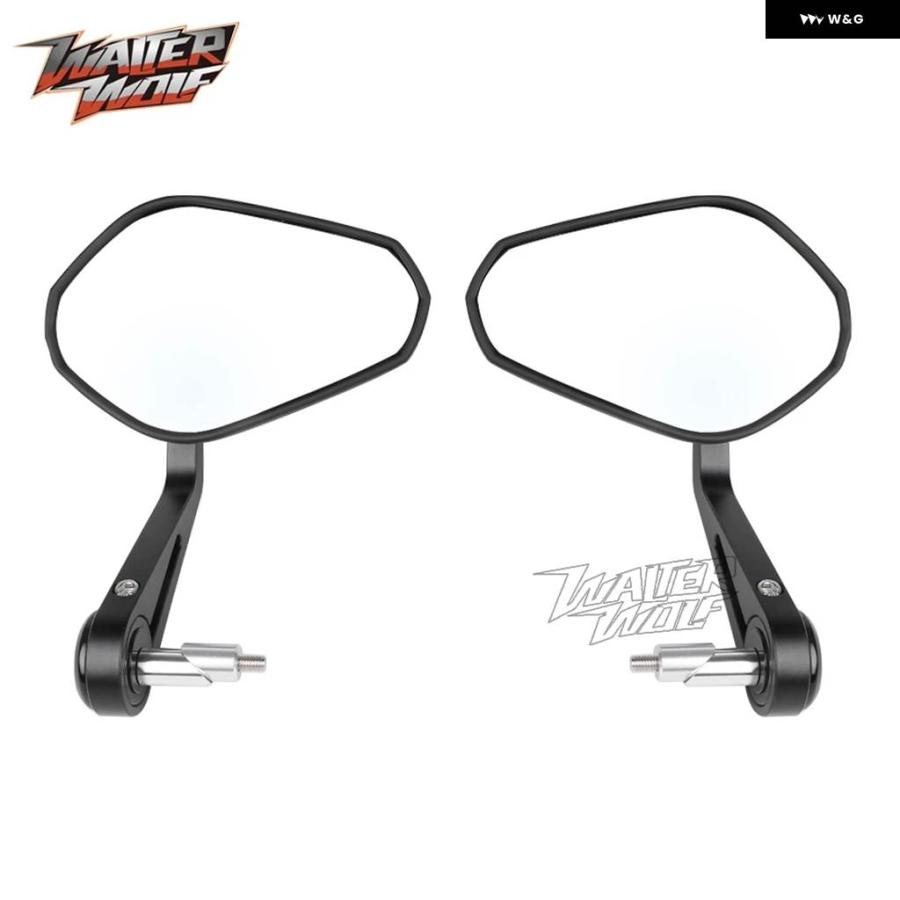 並行輸入品バイク 調整式バックミラー 690 790 890 DUKE /R 790DUKE 890DUKE 690 DUKE E9認証 ハンドルバー エンドミラー