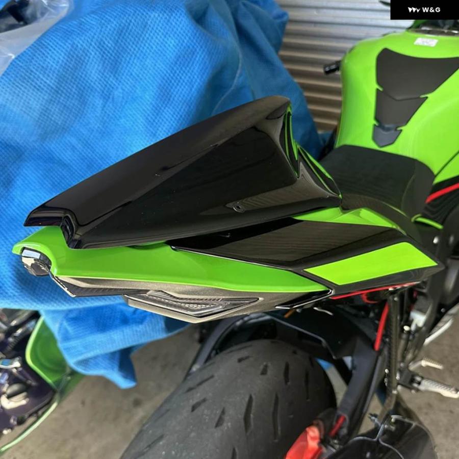 並行輸入品カワサキ ZX-10R 10RR R 2016-2025 リアシートカバー バイク パッセンジャー ピリオンシート フェアリング カウル ハンプ -RRの画像