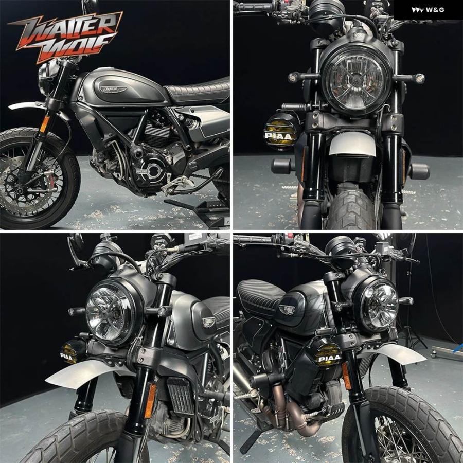 ドゥカティ Ducati Supersport 純正フロントマッドガード 並行輸入品ドゥカティ スクランブラー 800 2015-2025 フロント