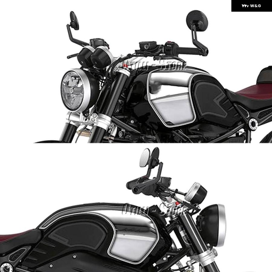 並行輸入品バイク リアビュー ハンドルバー エンドサイドミラー BMW