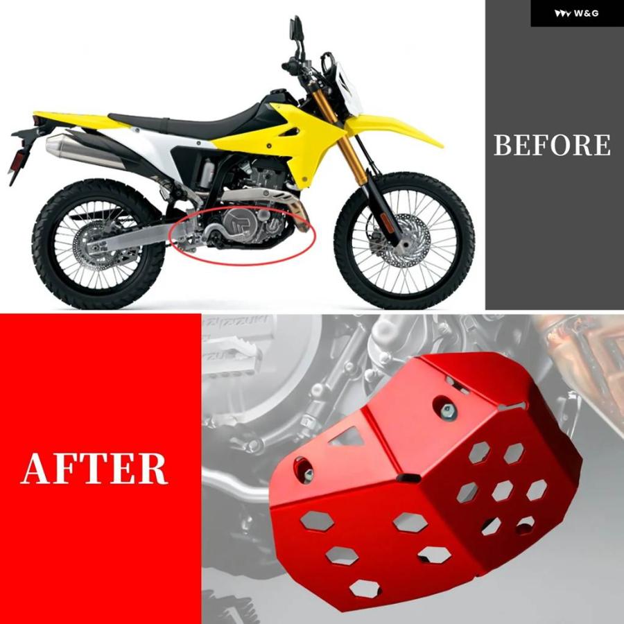 並行輸入品DRZ4S バイク シャーシ マッドガード フロントスキッドプレート エンジン バッシュカバー スズキ DRZ-4SM 2025_13