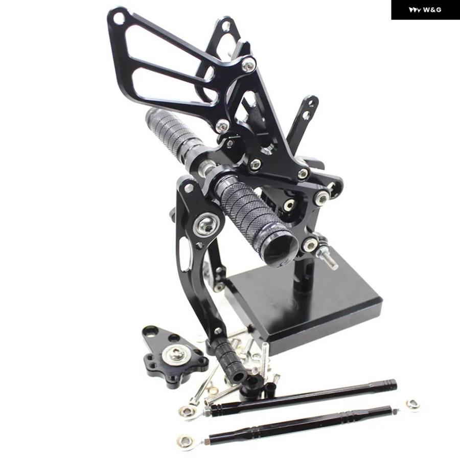 ブランド登録なし - 並行輸入品ホンダ CBR600RR 2003-2006 自動二輪車 フットレスト 後押し仕かける CNC軽銀 フットペグ