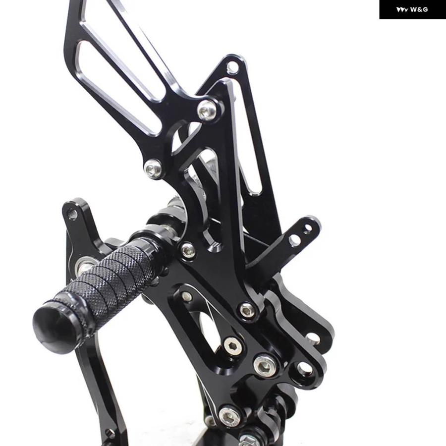 ブランド登録なし - 並行輸入品ホンダ CBR600RR 2003-2006 自動二輪車 フットレスト 後押し仕かける CNC軽銀 フットペグ
