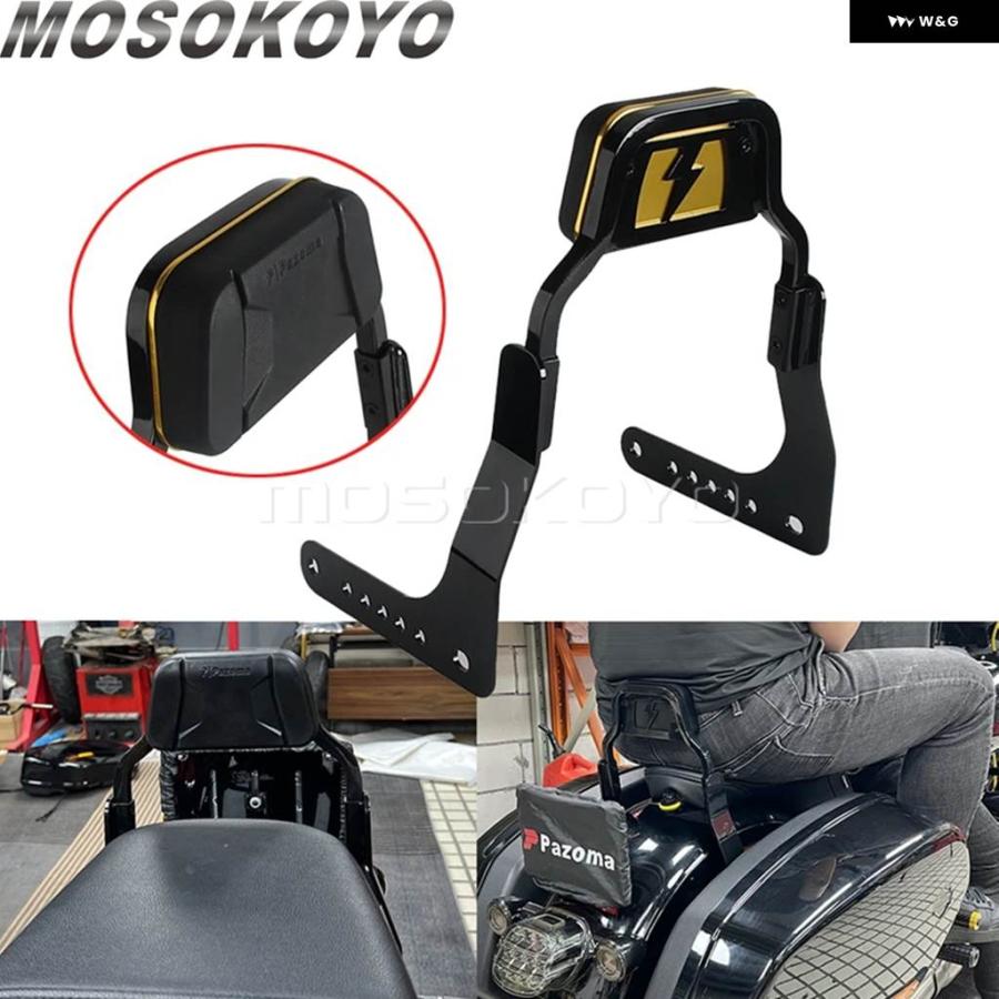 並行輸入品ハーレー ローライダー ST FXLRST FXRST 117 スポーツグライド FLSB バイク リアパッセンジャーバックレスト シーシーバー クッション_9