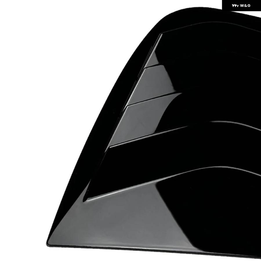 並行輸入品2個 車用 リアサイドウィンドウ クォータールーバー トリム 外装 アクセサリー BMW F30 3シリーズ 2013 - 19の画像