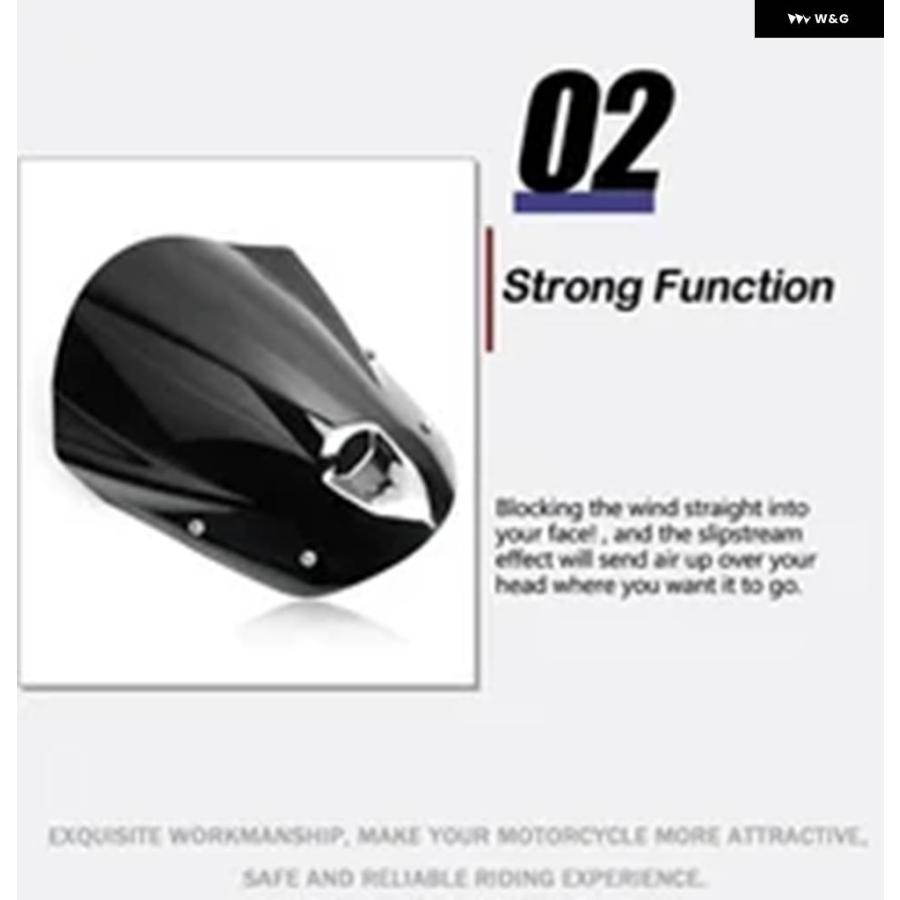 並行輸入品ヤマハ MT09 FZ09 バイク ウィンドスクリーン フライスクリーン バッフル MT-09 FZ-09 2013 - 16 アクセサリーの画像