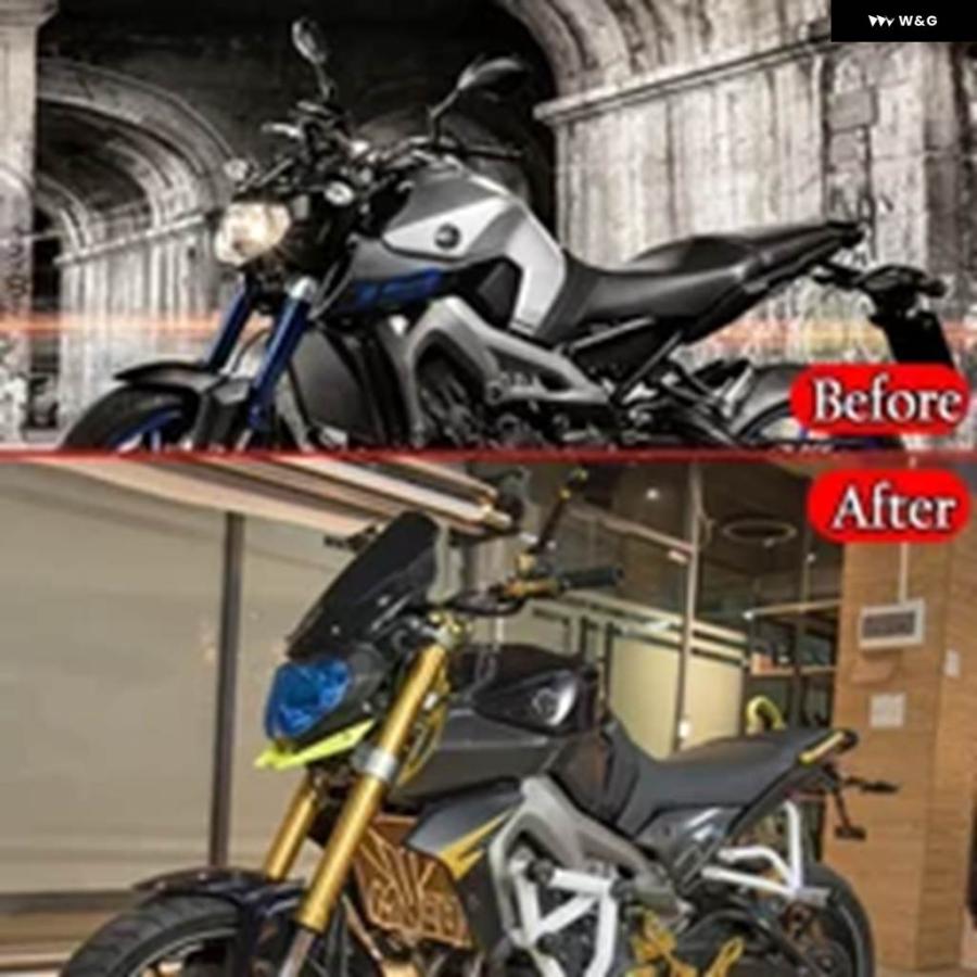 並行輸入品ヤマハ MT09 FZ09 バイク ウィンドスクリーン フライスクリーン バッフル MT-09 FZ-09 2013 - 16 アクセサリーの画像