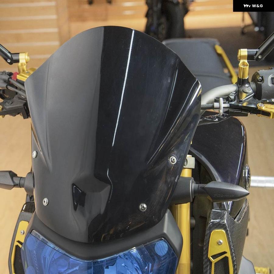 並行輸入品ヤマハ MT09 FZ09 バイク ウィンドスクリーン フライスクリーン バッフル MT-09 FZ-09 2013 - 16 アクセサリーの画像