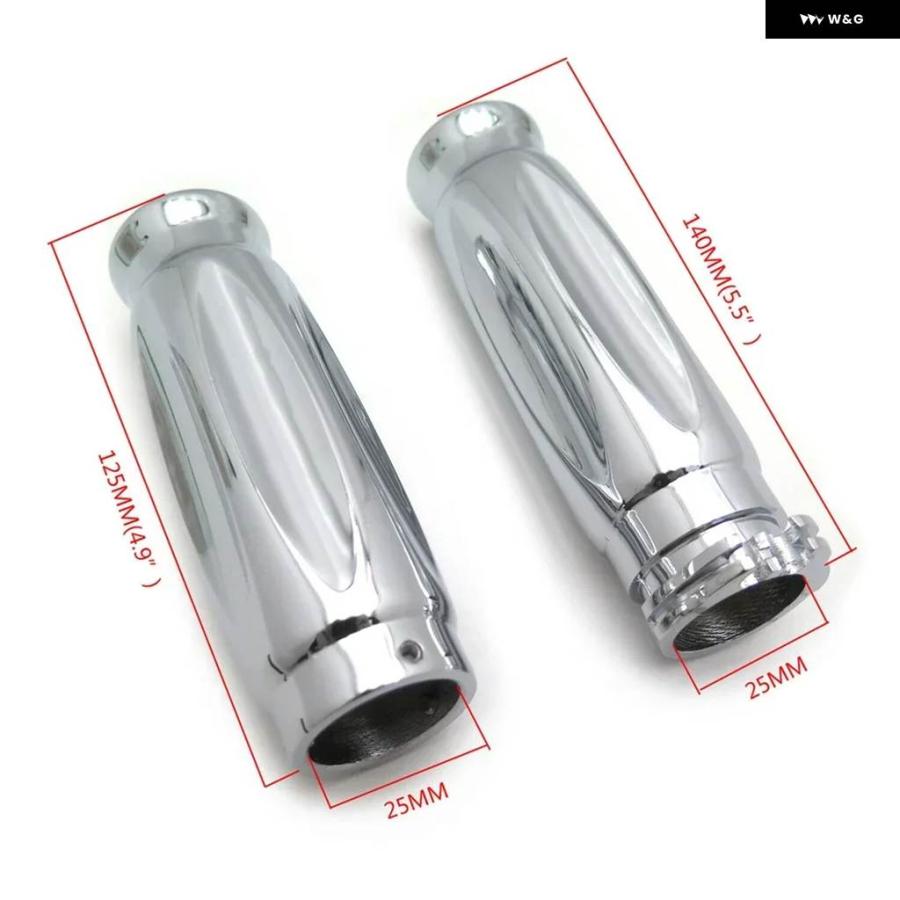 並行輸入品1インチ 25MM ハンドルバー グリップ ハーレー ダビッドソン XL スポーツスター 883 1200/ ホンダ シャドウ 750 バイク パーツの画像