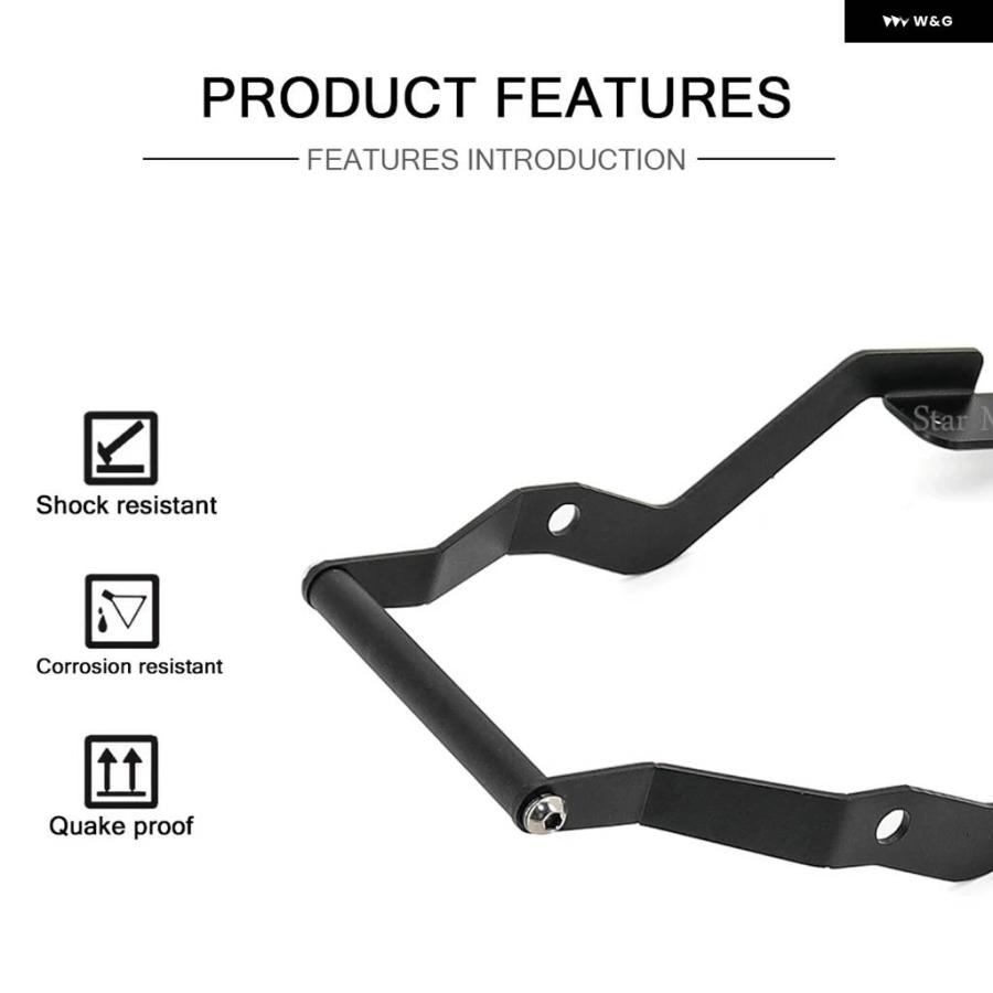 並行輸入品BMW F900XR 2020 - 2022 バイク フロントガラス スタンド ホルダー 携帯電話 GPS ナビゲーションプレート ブラケット F900XRの画像