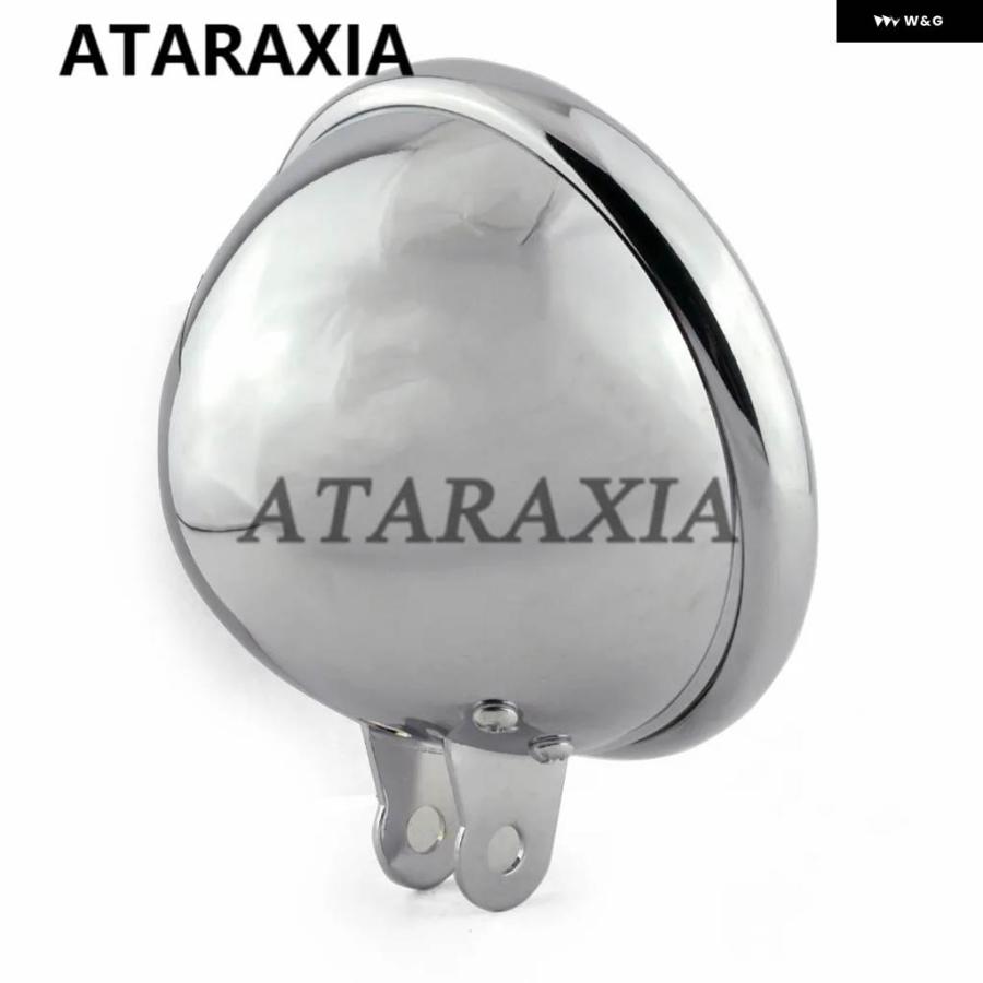並行輸入品オートバイ 5.75インチ ヘッドライト ライトバケット ハウジング ボトム マウント LED ヘッドランプ シェル ハーレー ダイナ ソフテイル スポの画像