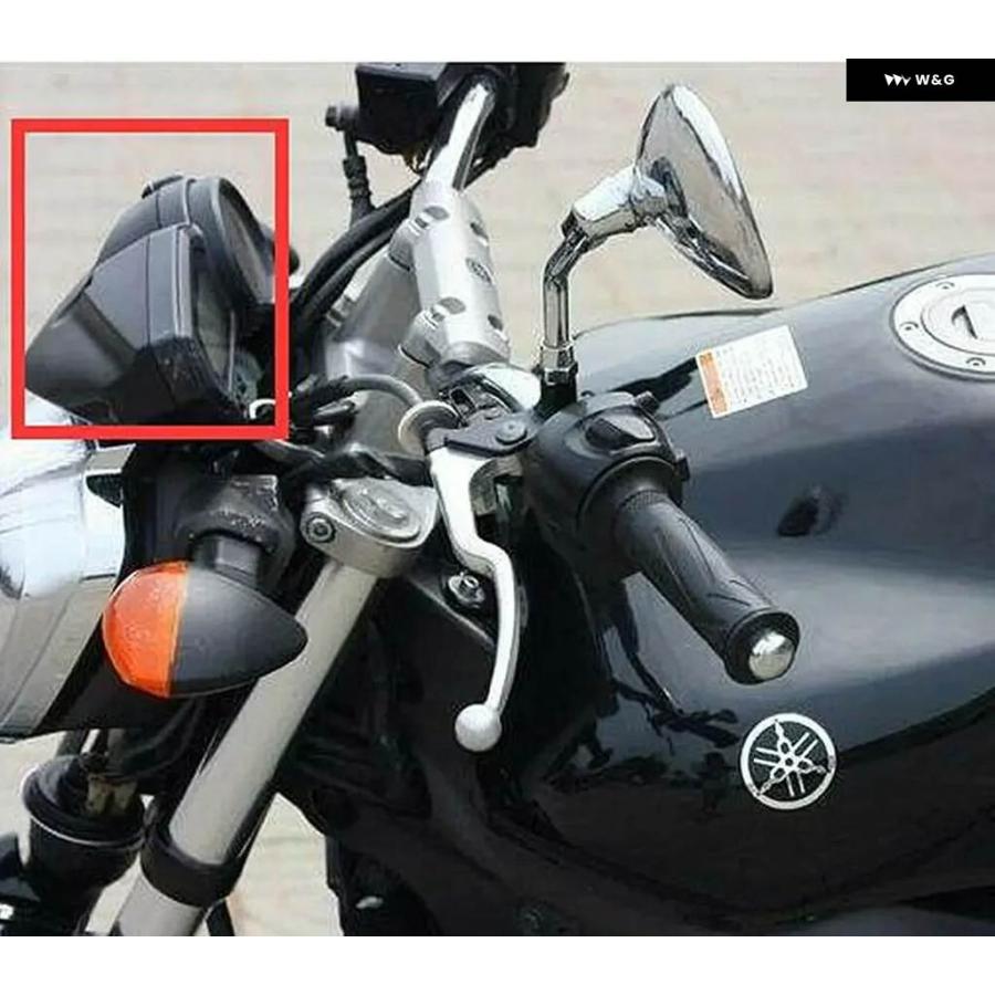 並行輸入品ヤマハ FZ1N FZ1 2006-2009 FZ6 2007-2010 計器用スピード メーター カバー バイク フェアリング ハイドロディップカーボン仕上げの画像