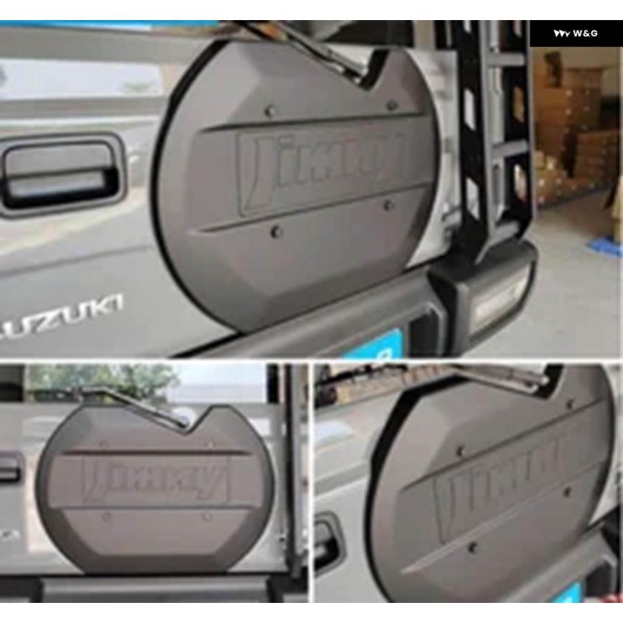 並行輸入品 スペアホイールカバー スズキ ジムニー JB64 JB74 2018-2020 ABSスペアタイヤカバー タートルシェル カー アウター