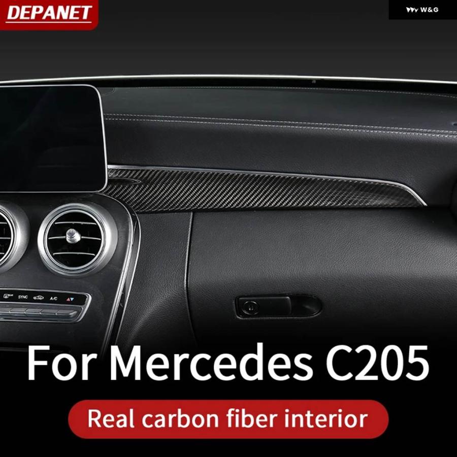 並行輸入品 カーボン ダッシュボード 2016~2022 メルセデス W205 AMG クーペ / インテリア トリム C63 メルセデス C クラス メルセデス X25_3