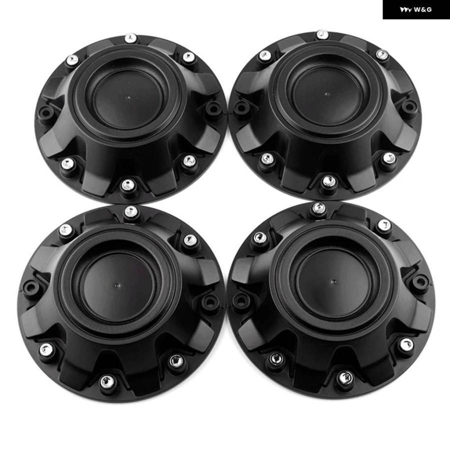 並行輸入品 4個 174.9MM 6.89インチ OD 150MM 5.91インチ ID 車ホイールセンターハブキャップ MAX X07 リムハブカップカバー ABSの画像