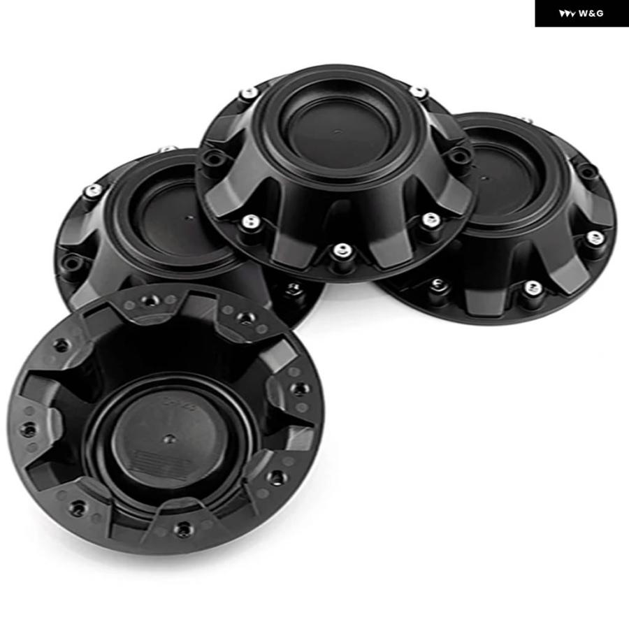 並行輸入品 4個 174.9MM 6.89インチ OD 150MM 5.91インチ ID 車ホイールセンターハブキャップ MAX X07 リムハブカップカバー ABSの画像