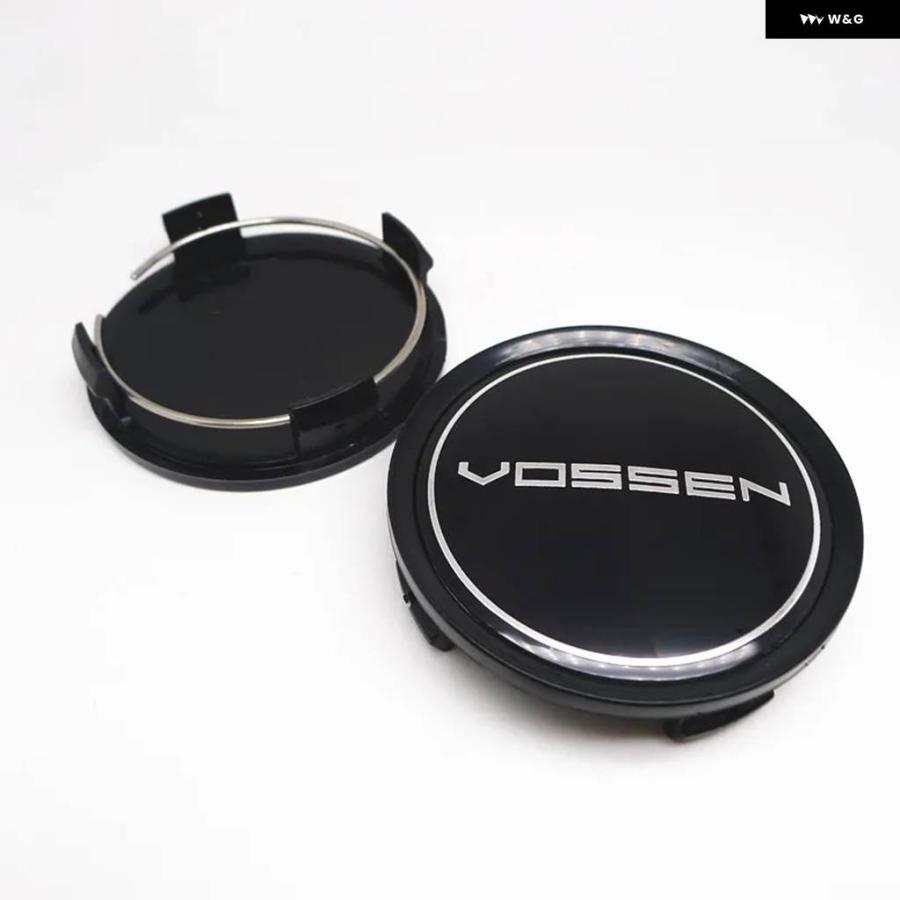 vossen hfシリーズ　ホイールキャップ 並行輸入品 4個 75MM VOSSEN ホイールセンターキャップ ハブ カーリム