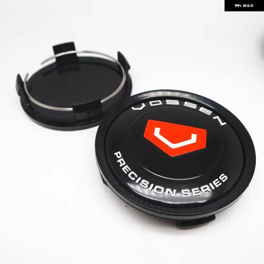 並行輸入品 4個 75MM VOSSEN ホイールセンターキャップ ハブ カーリム