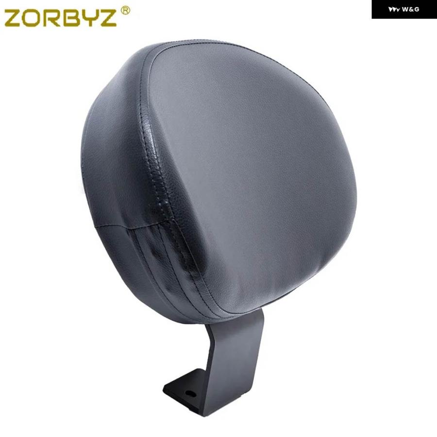 並行輸入品 バイク 用 ブラック ドライバー ライダー バックレスト PUレザー クッション パッド スズキ ブルバード C50 VL400 VL800の画像
