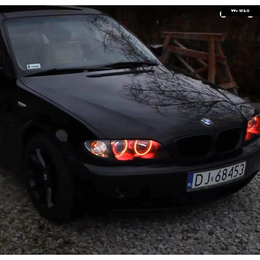 並行輸入品 BMW E36 E38 E39 E46 525I 528I 530I 540I 740I 750I 730D 740D 728I 320I 325I 16色 RGB コットン エンジェルアイ LEDの画像