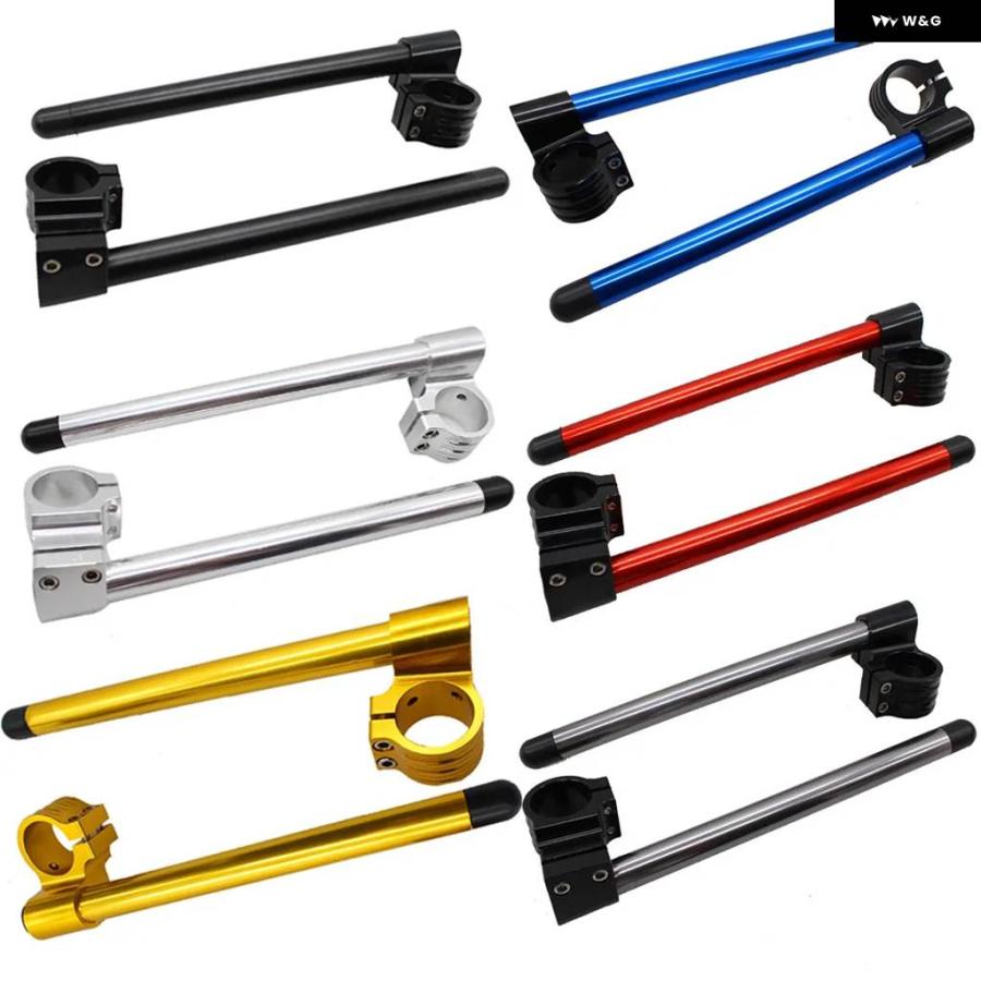 並行輸入品 FX 31/33/35/36/37/41/43/45/46/47/48/50/51/52/53/54MM アルミ バイク クリップオン高さ ハンドルバー ハンドルバー_21